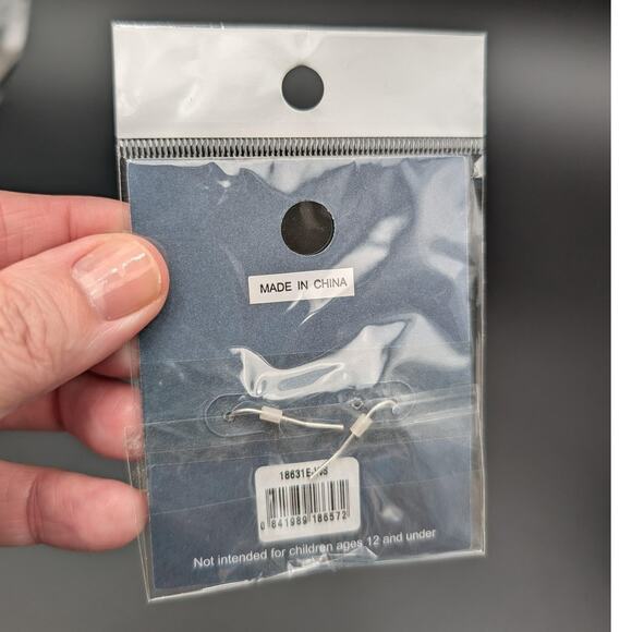 Crave Three Cross Drop Earrings Silver Tone Christian Religious Jewelry New - Picture 3 of 6